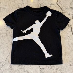 Jordan Air Jordan Jumpman Black and White Logo Graphic Tee Boys 2T